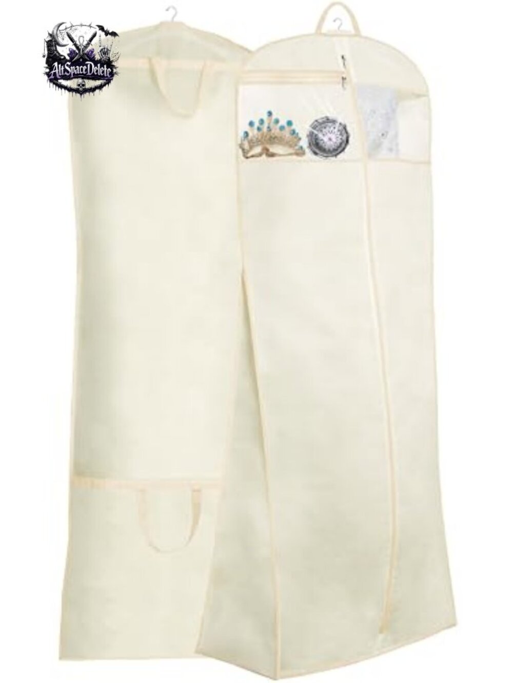 70" Extra Long Bridal Wedding Gown Garment Bag 8" Gusset Travel Dress Cover